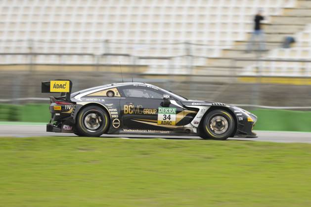 Hockenheim, Germany October 18 20 2024 ADAC GT Masters Final Hockenheimring 2024 In the picture Denis Bulatov Mike David Ortmann Walkenhorst Motorsport Aston Martin Vantage GT3 Evo Hockenheimring Baden Württemberg Copyright: xFotostandx xManfredxStiebertx