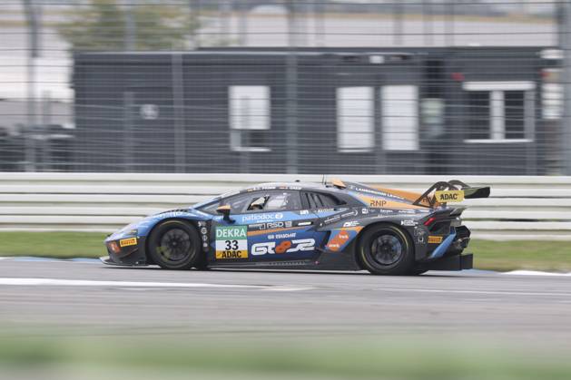 Hockenheim, Germany October 18 20 2024 ADAC GT Masters Final Hockenheimring 2024 Pictured Jonas Greif Simon Conner Primm Paul Motorsport Lamborghini Huracan GT3 Evo2 Hockenheimring Baden Württemberg Copyright: xFotostandx xManfredxStiebertx