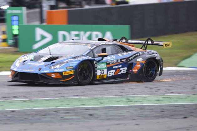 Hockenheim, Germany October 18 20 2024 ADAC GT Masters Final Hockenheimring 2024 Pictured Jonas Greif Simon Conner Primm Paul Motorsport Lamborghini Huracan GT3 Evo2 Hockenheimring Baden Württemberg Copyright: xFotostandx xManfredxStiebertx