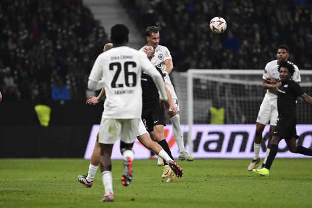 Robin Koch 4 Eintracht Frankfurt , Eintracht Frankfurt vs Riga FS, Europa League, 1 Round, 24 10 2024 Frankfurt Hessen Germany Copyright: xkolbert-press MarcxNiemeyerx