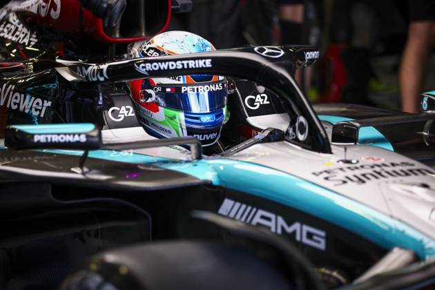 12 KIMI ANTONELLI Andrea (ita), Mercedes AMG F1 Team W15, action during the Formula 1 Gran Premio de la Ciudad de Mexico 2024, 20th round of the 2024 Formula One World Championship, WM, Weltmeisterschaft from October 25 to 27, 2024 on the Autodromo Hermanos Rodriguez, in Mexico City, Mexico - F1 - MEXICO CITY GRAND PRIX 2024 DPPI Panoramic 241025_R20_MESSICO_EA028560