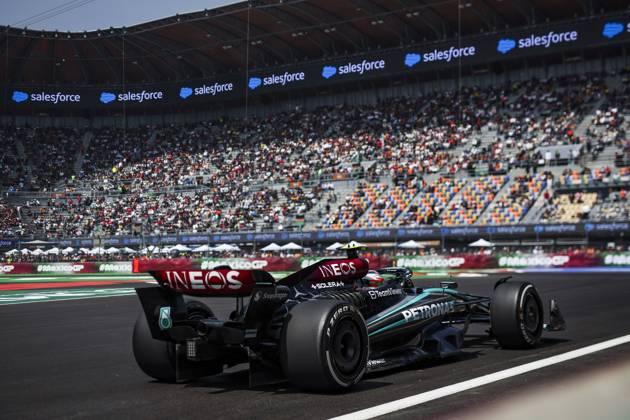 12 KIMI ANTONELLI Andrea (ita), Mercedes AMG F1 Team W15, action during the Formula 1 Gran Premio de la Ciudad de Mexico 2024, 20th round of the 2024 Formula One World Championship, WM, Weltmeisterschaft from October 25 to 27, 2024 on the Autodromo Hermanos Rodriguez, in Mexico City, Mexico - F1 - MEXICO CITY GRAND PRIX 2024 DPPI Panoramic 241025_R20_MESSICO_DP_FGDN7540