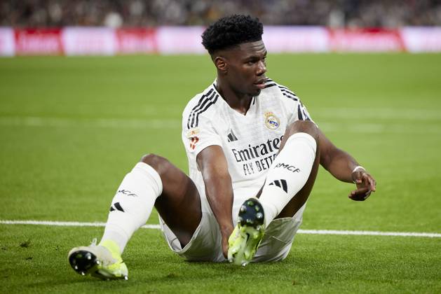October 26, 2024, Madrid, Madrid, Spain: Aurelien Tchouameni of Real Madrid CF during La Liga football match between Real Madrid CF v FC Barcelona, Barca at Santiago Bernabeu Stadium in Madrid, Spain, October 26, 2024 Madrid Spain - ZUMAa206 20241026_zsp_a206_031 Copyright: xRubenxAlbarranx