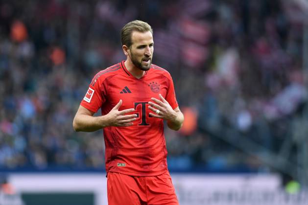 Harry Kane FC Bayern Muenchen gestures, gestures during the Bundesliga 1 match between VfL Bochum 1848 and FC Bayern München, Vonovia Ruhrstadion on October 27, 2024 in Bochum, Germany Photo by Ralf Treese DeFodi Images Harry Kane FC Bayern Muenchen gestures during the Bundesliga match between VfL Bochum 1848 and FC Bayern München at Vonovia Ruhrstadion on October 27, 2024 in Bochum, Germany Photo by Ralf Treese DeFodi Images DFL regulations prohibit any use of photographs as image sequences and or quasi video not used in POL SRB CRO FRA GBR NED ITA USA Defodi 521 BOCFCB20241027 102 Defodi-521 not used in POL SRB CRO FRA GBR NED ITA USA DFL regulations prohibit any use of photographs as image sequences and or quasi-video.