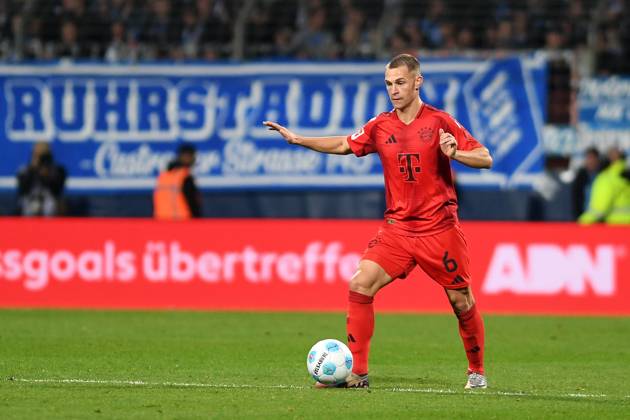 Joshua Kimmich FC Bayern Muenchen in action, on the ball, single action during the Bundesliga 1 match between VfL Bochum 1848 and FC Bayern München, Vonovia Ruhrstadion on October 27, 2024 in Bochum, Germany Photo by Ralf Treese DeFodi Images Joshua Kimmich FC Bayern Muenchen controls the ball during the Bundesliga match between VfL Bochum 1848 and FC Bayern München at Vonovia Ruhrstadion on October 27, 2024 in Bochum, Germany Photo by Ralf Treese DeFodi Images DFL regulations prohibit any use of photographs as image sequences and or quasi video not used in POL SRB CRO FRA GBR NED ITA USA Defodi 521 BOCFCB20241027 177 Defodi-521 not used in POL SRB CRO FRA GBR NED ITA USA DFL regulations prohibit any use of photographs as image sequences and or quasi-video.
