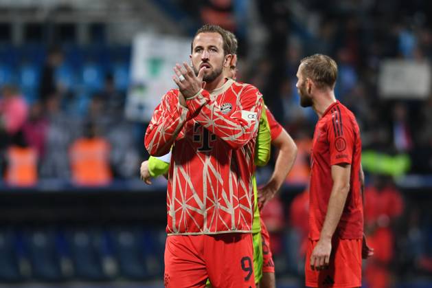 Harry Kane FC Bayern Muenchen gestures, gestures during the Bundesliga 1 match between VfL Bochum 1848 and FC Bayern München, Vonovia Ruhrstadion on October 27, 2024 in Bochum, Germany Photo by Ralf Treese DeFodi Images Harry Kane FC Bayern Muenchen gestures during the Bundesliga match between VfL Bochum 1848 and FC Bayern München at Vonovia Ruhrstadion on October 27, 2024 in Bochum, Germany Photo by Ralf Treese DeFodi Images DFL regulations prohibit any use of photographs as image sequences and or quasi video not used in POL SRB CRO FRA GBR NED ITA USA Defodi 521 BOCFCB20241027 196 Defodi-521 not used in POL SRB CRO FRA GBR NED ITA USA DFL regulations prohibit any use of photographs as image sequences and or quasi-video.