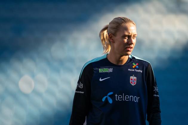 241028 Lisa Naalsund of the Norwegian women s national football team during a training session on October 28, 2024 in Oslo Photo Vegard Grott BILDBYRAN kod VG VG0682 bbeng fotboll football soccer fotball norge norway women dam uefa euro qualifier em kvalifisering kvinner em kvalik em kval träning practice training trening Copyright: VEGARDxGRoTT BB241028VG016