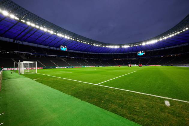 Mood picture Olympiastadion Berlin, GER, Hertha BSC vs 1 FC Heidenheim, Soccer Men, DFB Pokal, 2nd round, Season 2024 2025, 30 10 2024 DFL REGULATIONS PROHIBIT ANY USE OF PHOTOGRAPHS AS IMAGE SEQUENCES AND OR QUASI VIDEO GER, Hertha BSC vs 1 FC Heidenheim, Soccer Men, DFB Pokal, 2nd round, Season 2024 2025, 30 10 2024 Berlin Copyright: xEibner-Pressefotox xClaudiusxRauchx EP_CRH