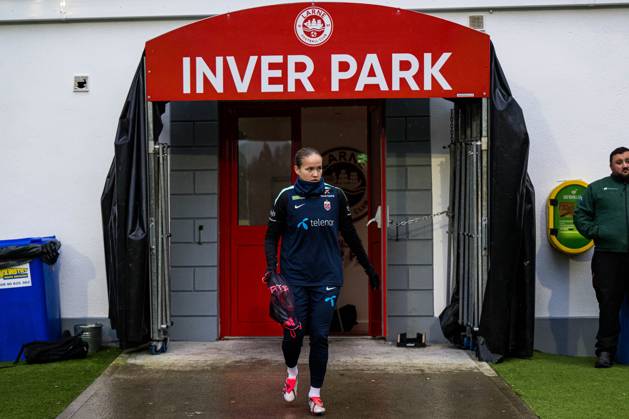 241128 Guro Reiten of the Norwegian women s national football team during a training session on November 28, 2024 in Larne Photo Marius Simensen BILDBYRAN COP 238 bbeng dam football fotball fotboll norge norway practice soccer training trening träning uefa women s euro qualifier Copyright: MARIUSxSIMENSEN BB241128BB609