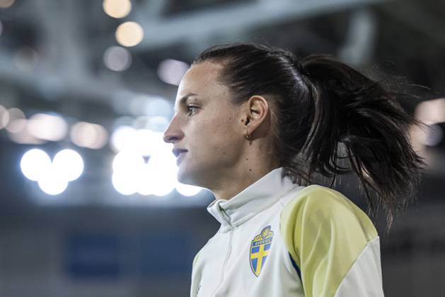241202 Nathalie Björn of the Swedish women s national football team during a training session on December 2, 2024 in Stockholm Photo Maxim Thorà BILDBYRAN code MT MT0701 fotboll football soccer fotball em kval kval uefa womens euro qualifier qualifier träning practice training sverige sweden dam bbeng Copyright: MAXIMxTHORE BB241202MT039