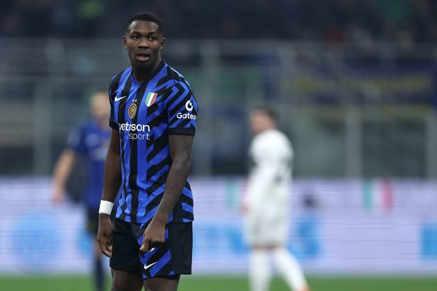 Serie A Fc Internazionale - Parma Calcio Marcus Thuram of Fc Internazionale looks on during the Serie A match beetween Fc Internazionale and Parma Calcio at Stadio Giuseppe Meazza on December 6, 2024 in Milan Italy . Milano Stadio Giuseppe Meazza Italy Copyright: xMarcoxCanonierox
