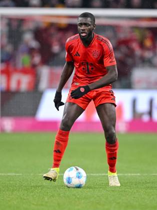 Dayot Upamecano FC Bayern Muenchen in action, on the ball, individual action during the Bundesliga 1 match between FC Bayern München and 1 FC Heidenheim 1846, Allianz Arena on December 07, 2024 in Munich, Germany Photo by Harry Langer DeFodi Images Dayot Upamecano FC Bayern Muenchen controls the Ball during the Bundesliga match between FC Bayern München and 1 FC Heidenheim 1846 at Allianz Arena on December 7, 2024 in Munich, Germany Photo by Harry Langer DeFodi Images DFL regulations prohibit any use of photographs as image sequences and or quasi video Defodi 541 FCBFCH20241207 220 Defodi-541 DFL regulations prohibit any use of photographs as image sequences and or quasi-video.