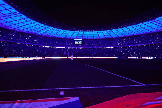 Mood picture Olympiastadion Berlin, GER, Hertha BSC vs SC Preussen Muenster, Soccer Men, 2 Bundesliga, Season 2024 2025, Matchday 16, 13 12 2024 DFL REGULATIONS PROHIBIT ANY USE OF PHOTOGRAPHS AS IMAGE SEQUENCES AND OR QUASI VIDEO GER, Hertha BSC vs SC Preussen Muenster, Soccer Men, 2 Bundesliga, Season 2024 2025, Matchday 16, 13 12 2024 Berlin Copyright: xEibner-Pressefotox xClaudiusxRauchx EP_CRH