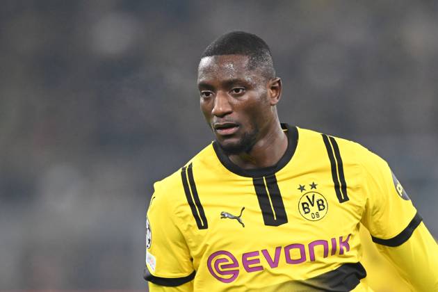 DORTMUND - Sehrou Guirassy of Borussia Dortmund during the UEFA Champions league match between Borussia Dortmund and FC Barcelona, Barca at the Signal Iduna Park on Dec. 11, 2024 in Dortmund, Germany. ANP Hollandse Hoogte UEFA Champions League 2024 25 League phase 6 2024 25 xVIxANPxSportx xGerritxvanxKeulenxIVx 515702463 originalFilename: 515702463