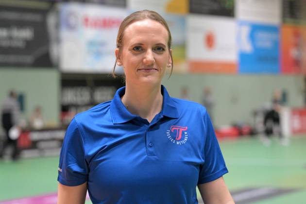 Miriam Hirsch TusSies Metzingen, Coach TusSies Metzingen vs Buxtehuder SV, Handball, HBF, 13 League Matchday, Season 2024 2025, 18 01 2025 TusSies Metzingen vs Buxtehuder SV, Handball, HBF, 13 League Matchday, Season 2024 2025, 18 01 2025 Metzingen Copyright: xEibner-Pressefotox EP_TBR