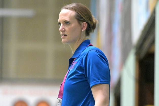 Miriam Hirsch TusSies Metzingen, Coach TusSies Metzingen vs Buxtehuder SV, Handball, HBF, 13 League Matchday, Season 2024 2025, 18 01 2025 TusSies Metzingen vs Buxtehuder SV, Handball, HBF, 13 League Matchday, Season 2024 2025, 18 01 2025 Metzingen Copyright: xEibner-Pressefotox EP_TBR