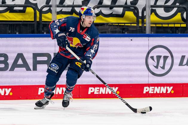 Maximilian Daubner EHC Red Bull Muenchen, 70 GER, EHC Red Bull Muenchen vs Duesseldorfer EG, Ice Hockey, DEL, Matchday 38, Season 2024 2025, 19 01 2025 GER, EHC Red Bull Muenchen vs Duesseldorfer EG, Ice Hockey, DEL, Matchday 38, Season 2024 2025, 19 01 2025 Muenchen Copyright: xEibner-Pressefoto FranzxFeinerx EP_HFR