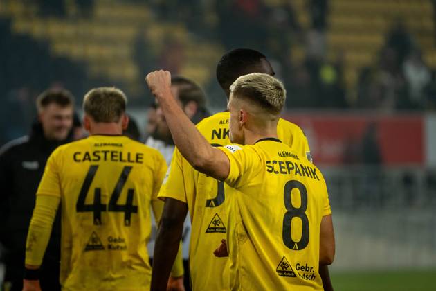 Lukas Scepanik Alemannia Aachen, 08 TSV Alemannia Aachen vs Rot Weiss Essen, Football, 3 Liga, Matchday 20, Season 2024 2025, 19 01 2025 TSV Alemannia Aachen vs Rot Weiss Essen, Football, 3 Liga, Matchday 20, Season 2024 2025, 19 01 2025 Aachen Copyright: xEibner-Pressefoto JustinxDerondex EP_JDU