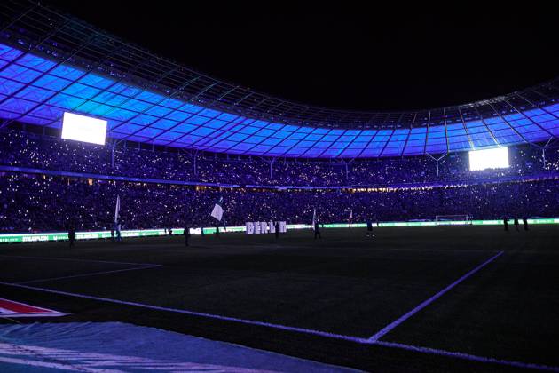 Mood picture Olympiastadion Berlin, GER, Hertha BSC vs Hamburger SV HSV , Soccer Men, 2 Bundesliga, Season 2024 2025, Matchday 19, 25 01 2025 DFL REGULATIONS PROHIBIT ANY USE OF PHOTOGRAPHS AS IMAGE SEQUENCES AND OR QUASI VIDEO GER, Hertha BSC vs Hamburger SV HSV , Soccer Men, 2 Bundesliga, Season 2024 2025, Matchday 19, 25 01 2025 Berlin Copyright: xEibner-Pressefotox xClaudiusxRauchx EP_CRH