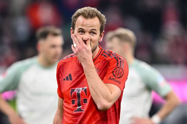 Harry Kane FC Bayern Muenchen gestures, gestures during the Bundesliga match between FC Bayern München and SV Werder Bremen, Allianz Arena on 07 February 2025 in Munich, Germany Photo by Harry Langer DeFodi Images Harry Kane FC Bayern Muenchen gestures during the Bundesliga match between FC Bayern München and SV Werder Bremen at Allianz Arena on February 7, 2025 in Munich, Germany Photo by Harry Langer DeFodi Images DFL regulations prohibit any use of photographs as image sequences and or quasi video Photo by Harry Langer DeFodi Images DFL regulations prohibit any use of photographs as image sequences and or quasi video Defodi 541 FCBSVW20250207 343 Defodi-541 DFL regulations prohibit any use of photographs as image sequences and or quasi-video.