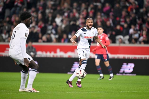 LOSC Lille v Le Havre Athletic Club - Ligue 1 McDonald s 2024 2025 07 Loic NEGO (hac) during the Ligue 1 McDonald s match between Lille and Le Havre at Stade Pierre Mauroy on February 8, 2025 in Lille, France. Lille France Copyright: xFEPx 776279687