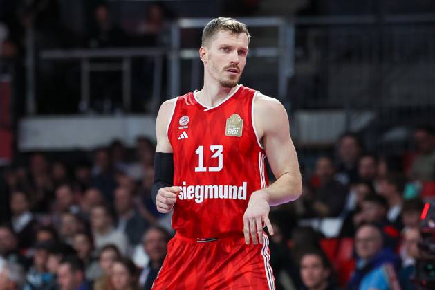 Andreas Obst FC Bayern Basketball, 13 , GER, FC Bayern Muenchen vs Skyliners Frankfurt, Basketball, easycredit Basketball Bundesliga, BBL, 21 Matchday, Season 2024 2025, 11 02 2025, GER, FC Bayern Muenchen vs Skyliners Frankfurt, Basketball, easycredit Basketball Bundesliga, BBL, 21 Matchday, Season 2024 2025, 11 02 2025 Muenchen Copyright: xEibner-Pressefoto JennixMaulx EP_JML
