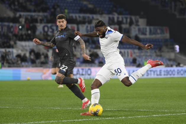 Lazio™s Nuno Tavares during the Serie A Enilive soccer match between SS Lazio and Napoli at the Rome s Olympic stadium, Italy - Saturday, February 15, 2025. - Soccer.  Copyright: xFabrizioxCorradetti LaPressex