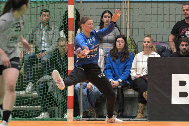 Marie Kristin Weiss TusSies Metzingen, 12 in goal TusSies Metzingen vs BSV Sachsen Zwickau, handball, HBF, 17 league matchday, 2024 2025 season, 15 02 2025 TusSies Metzingen vs BSV Sachsen Zwickau, handball, HBF, 17 league matchday, 2024 2025 season, 15 02 2025 Metzingen Copyright: xEibner-Pressefoto TobiasxBaurx EP_TBR