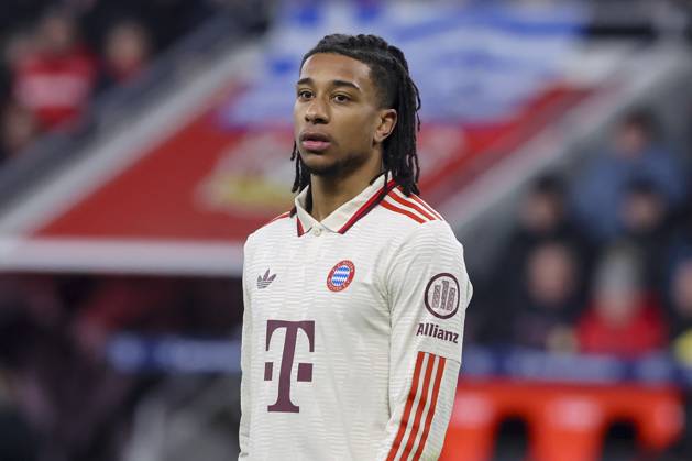 Michael Olise FC Bayern Muenchen looks dejected, Bundesliga, Bayer 04 Leverkusen v FC Bayern München, BayArena, February 15, 2025 in Leverkusen, Germany Photo by Marco Steinbrenner DeFodi Images Michael Olise FC Bayern Muenchen looks dejected, Bundesliga, Bayer 04 Leverkusen v FC Bayern München, BayArena, February 15, 2025 in Leverkusen, Germany Photo by Marco Steinbrenner DeFodi Images DFL regulations prohibit any use of photographs as image sequences and or quasi video Defodi 700 lev muc 20250215 271 Defodi-700 DFL regulations prohibit any use of photographs as image sequences and or quasi-video.