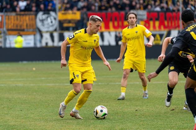 Lukas Scepanik Alemannia Aachen, 08 TSV Alemannia Aachen vs Borussia Dortmund II, Football, 3 Liga, 25 Matchday, Season 2024 2025, 22 02 2025 TSV Alemannia Aachen vs Borussia Dortmund II, Football, 3 Liga, 25 Matchday, Season 2024 2025, 22 02 2025 Aachen Copyright: xEibner-Pressefoto JustinxDerondex EP_JDU