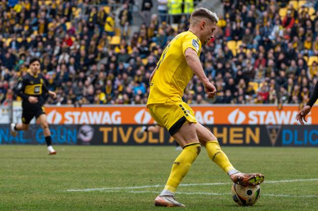 Lukas Scepanik Alemannia Aachen, 08 TSV Alemannia Aachen vs Borussia Dortmund II, Football, 3 Liga, 25 Matchday, Season 2024 2025, 22 02 2025 TSV Alemannia Aachen vs Borussia Dortmund II, Football, 3 Liga, 25 Matchday, Season 2024 2025, 22 02 2025 Aachen Copyright: xEibner-Pressefoto JustinxDerondex EP_JDU