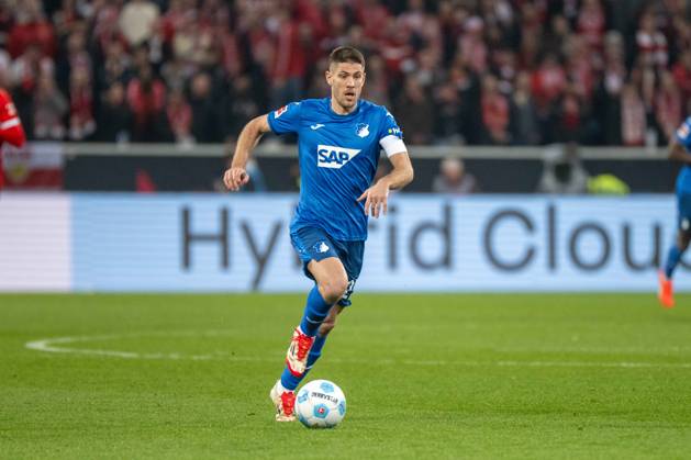 Andrej Kramaric TSG 1899 Hoffenheim xettx, Germany, Sinsheim, 23 02 2025, Football, Bundesliga TSG 1899 Hoffenheim vs VfB Stuttgart, Season 2024 2025, Matchday 23, PreZero Arena Photo A2 Bildagentur Peter Hartenfelser DFL DFB REGULATIONS PROHIBIT ANY USE OF PHOTOGRAPHS AS IMAGE SEQUENCES AND OR QUASI VIDEO