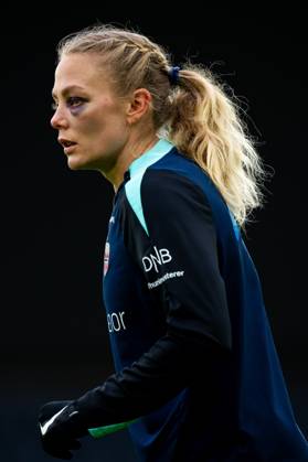 250224 Guro Bergsvand of the Norwegian women s national football team during a training session on February 24, 2025 in Stavanger Photo Vegard Grott BILDBYRAN kod VG VG0717 bbeng fotboll football soccer fotball norge norway women dam nations league träning practice training trening  Copyright: VEGARDxGRoTT BB250224VG049