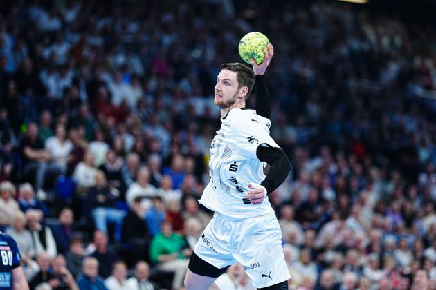 Throw Goal Hendrik Pekeler THW Kiel, 61 GER, THW Kiel vs Rhein Neckar Loewen, Handball, Bundesliga, Matchday, 22, Season 2024 2025, 09 03 2025 GER, THW Kiel vs Rhein Neckar Loewen, Handball, Bundesliga, Matchday, 22, Season 2024 2025, 09 03 2025 Kiel Copyright: xEibner-Pressefoto MarcelxvonxFehrnx EP_MFN