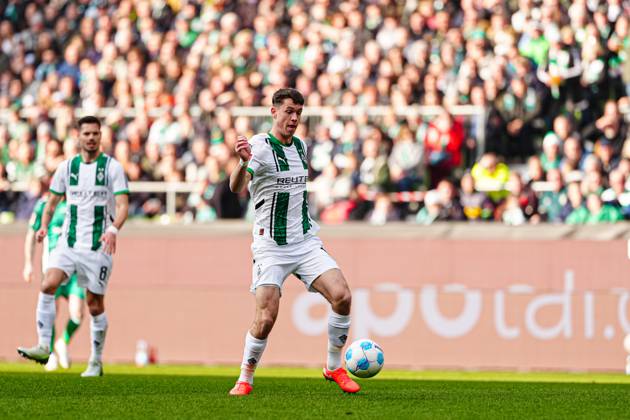 Philipp Sander Borussia Moenchengladbach, 16 GER, SV Werder Bremen vs Borussia Moenchengladbach, Football, Bundesliga, Matchday 26, Season 2024 25, 15 03 2025 DFL REGULATES PROHIBIT ANY USE OF PHOTOGRAPHS AS IMAGE SEQUENCES AND OR QUASI VIDEO GER, SV Werder Bremen vs Borussia Moenchengladbach, Football, Bundesliga, Matchday 26, Season 2024 25, 15 03 2025 Bremen Copyright: xEibner-Pressefoto MarcelxvonxFehrnx EP_MFN