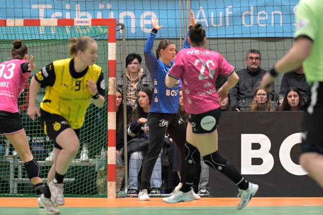 Marie Kristin Weiss TusSies Metzingen, 12 in goal TusSies Metzingen vs BVB Borussia Dortmund Handball, Handball, HBF, 19 League matchday, 2024 2025 season, 15 03 2025 TusSies Metzingen vs BVB Borussia Dortmund Handball, Handball, HBF, 19 League matchday, 2024 2025 season, 15 03 2025 Metzingen Copyright: xEibner-Pressefoto TobiasxBaurx EP_TBR