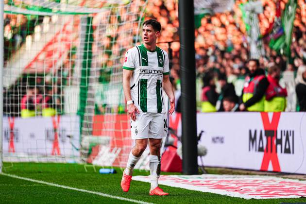 Philipp Sander Borussia Moenchengladbach, 16 GER, SV Werder Bremen vs Borussia Moenchengladbach, Football, Bundesliga, Matchday 26, Season 2024 25, 15 03 2025 DFL REGULATES PROHIBIT ANY USE OF PHOTOGRAPHS AS IMAGE SEQUENCES AND OR QUASI VIDEO GER, SV Werder Bremen vs Borussia Moenchengladbach, Football, Bundesliga, Matchday 26, Season 2024 25, 15 03 2025 Bremen Copyright: xEibner-Pressefoto MarcelxvonxFehrnx EP_MFN