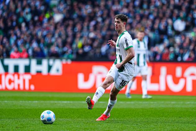 Philipp Sander Borussia Moenchengladbach, 16 GER, SV Werder Bremen vs Borussia Moenchengladbach, Football, Bundesliga, Matchday 26, Season 2024 25, 15 03 2025 DFL REGULATES PROHIBIT ANY USE OF PHOTOGRAPHS AS IMAGE SEQUENCES AND OR QUASI VIDEO GER, SV Werder Bremen vs Borussia Moenchengladbach, Football, Bundesliga, Matchday 26, Season 2024 25, 15 03 2025 Bremen Copyright: xEibner-Pressefoto MarcelxvonxFehrnx EP_MFN