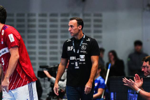 Roberto Garcia Parrondo MT Melsungen, Coach GER, Handball Sport Verein Hamburg vs MT Melsungen, Handball, Bundesliga, Matchday 23, Season 2024 2025, 20 03 2025 GER, Handball Sport Verein Hamburg vs MT Melsungen, Handball, Bundesliga, Matchday 23, Season 2024 2025, 20 03 2025 Hamburg Copyright: xEibner-Pressefoto MarcelxvonxFehrnx EP_MFN