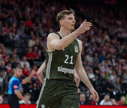 Justuz Hollatz FC Bayern Basketball, 21 , GER, FC Bayern Muenchen vs Rostock Seawolves, Basketball, easycredit Basketball Bundesliga, BBL, 25 Matchday, Season 2024 2025, 22 03 2025, GER, FC Bayern Muenchen vs Rostock Seawolves, Basketball, easycredit Basketball Bundesliga, BBL, 25 Matchday, Season 2024 2025, 22 03 2025 Muenchen Copyright: xEibner-Pressefoto JennixMaulx EP_JML