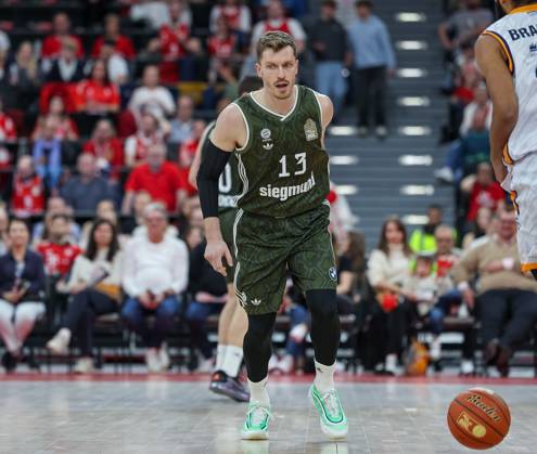 Andreas Obst FC Bayern Basketball, 13 , GER, FC Bayern Muenchen vs Rostock Seawolves, Basketball, easycredit Basketball Bundesliga, BBL, 25 Matchday, Season 2024 2025, 22 03 2025, GER, FC Bayern Muenchen vs Rostock Seawolves, Basketball, easycredit Basketball Bundesliga, BBL, 25 Matchday, Season 2024 2025, 22 03 2025 Muenchen Copyright: xEibner-Pressefoto JennixMaulx EP_JML