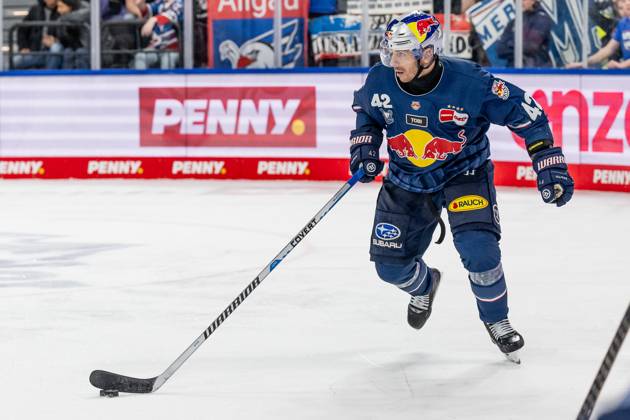 Yasin Ehliz EHC Red Bull Muenchen, 42 GER, EHC Red Bull Muenchen vs Adler Mannheim, Ice Hockey, DEL, Playoffs, Quarterfinals Game 4, Season 2024 2025, 23 03 2025 GER, EHC Red Bull Muenchen vs Adler Mannheim, Ice Hockey, DEL, Playoffs, Quarterfinals Game 4, Season 2024 2025, 23 03 2025 Muenchen Copyright: xEibner-Pressefoto HeikexFeinerx EP_HFR