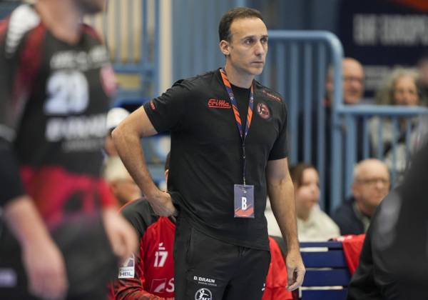Roberto Garcia Parrondo MT Melsungen, TR Handball EHF European League, VfL Gummersbach MT Melsungen, 25 03 2025 Copyright: HMBxMedia xMarcoxBader