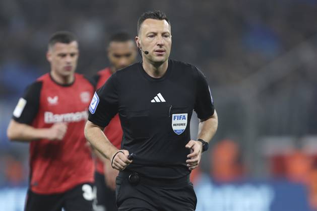 Referee Sven Jablonski looks on during the Bundesliga match between Bayer 04 Leverkusen and VfL Bochum 1848, BayArena on March 28, 2025 in Leverkusen, Germany Photo by Oliver Kaelke DeFodi Images Referee Sven Jablonski looks on during the Bundesliga match between Bayer 04 Leverkusen and VfL Bochum 1848 at BayArena on March 28, 2025 in Leverkusen, Germany Photo by Oliver Kaelke DeFodi Images DFL regulations prohibit any use of photographs as image sequences and or quasi video Photo by Oliver Kaelke DeFodi Images