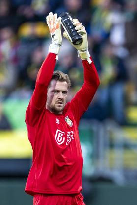 SITTARD - Fortuna Sittard goalkeeper Mattijs Branderhorst during the Dutch Eredivisie match between Fortuna Sittard and Sparta Rotterdam at the Fortuna Sittard Stadium on March 29, 2025 in Sittard, Netherlands. ANP MARCEL VAN HOORN Dutch Eredivisie 2024 25 xVIxANPxSportx xxANPxIVx 523346868 originalFilename: 523346868