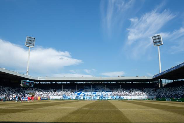 Fans of VfL Bochum doing a choreography during the Bundesliga match between VfL Bochum 1848 and 1 FC Union Berlin, Vonovia Ruhrstadion on April 27, 2025 in Bochum, Germany Photo by Mario Hommes DeFodi Images Supporters of VfL Bochum doing a choreography during the Bundesliga match between VfL Bochum 1848 and 1 FC Union Berlin at Vonovia Ruhrstadion on April 27, 2025 in Bochum, Germany Photo by Mario Hommes DeFodi Images DFL regulations prohibit any use of photographs as image sequences and or quasi video Photo by Mario Hommes DeFodi Images