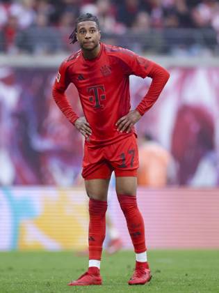 Michael Olise FC Bayern Muenchen looks dejected, Bundesliga, RB Leipzig v FC Bayern München, Red Bull Arena on 03 May 2025 in Leipzig, Germany Photo by Marco Steinbrenner DeFodi Images Michael Olise FC Bayern Muenchen looks dejected, Bundesliga, RB Leipzig v FC Bayern München, Red Bull Arena, May 3, 2025 in Leipzig, Germany Photo by Marco Steinbrenner DeFodi Images DFL regulations prohibit any use of photographs as image sequences and or quasi video