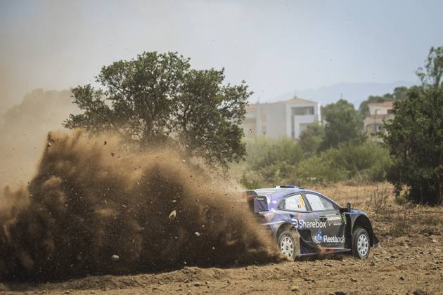 AUTO - WRC, Motorsport Rallye, WM - RALLY ITALIA SARDEGNA 2025 09 Jourdan SERDERIDIS, Frà dà ric MICLOTTE, Ford Puma Rally1, action during the 2025 Rally Italia Sardegna, 6th round of the 2025 WRC World Rally Car Championship, from June 5 to 8, 2025 at Olbia, Italy - OlbiaItaly Copyright: xNikosxKatikisx