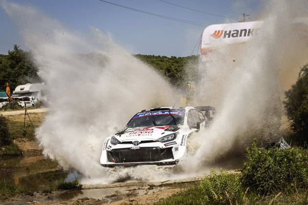 AUTO - WRC, Motorsport Rallye, WM - RALLY ITALIA SARDEGNA 2025 05 Sami PAJARI, Marko SALMINEN, Toyota GR Yaris Rally1, action during the 2025 Rally Italia Sardegna, 6th round of the 2025 WRC World Rally Car Championship, from June 5 to 8, 2025 at Olbia, Italy - OlbiaItaly Copyright: xNikosxKatikisx