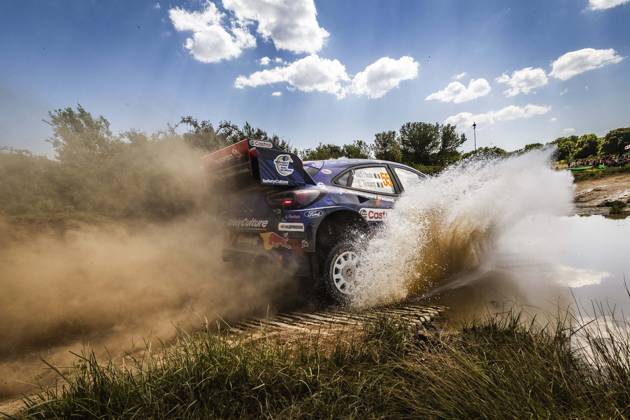 AUTO - WRC, Motorsport Rallye, WM - RALLY ITALIA SARDEGNA 2025 55 Joshua MCERLEAN, Eoin TREACY, Ford Puma Rally1, action during the 2025 Rally Italia Sardegna, 6th round of the 2025 WRC World Rally Car Championship, from June 5 to 8, 2025 at Olbia, Italy - OlbiaItaly Copyright: xNikosxKatikisx